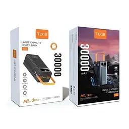 Універсальна мобільна батарея 30000 mAh, TUGII Y103, Black, 22.5 Вт WUW teh0027633 - мініатюра 7