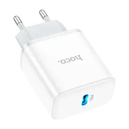 Зарядний пристрій HOCO C104A Stage USB-C PD20W White (6931474782892) - мініатюра 10