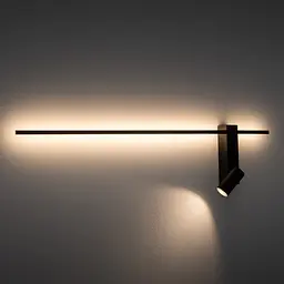 Настінний світильник, бра Nowodvorski 11426 Easy Right LED|GU10 MR11 11|10W 3000K 380Lm IP20 чорний - мініатюра 8