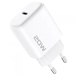 Зарядний пристрій Proove Silicone Power 2 20W (Type-C) + Cable Type-C to Lightning (1m) white (WCSP22010002) - мініатюра 2