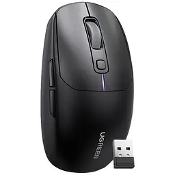 Бездротова миша Ugreen MU103 Modes Mouse чорний Wi червоний 2.4 GHz BT Type-C Charging 3-devices support (90539)