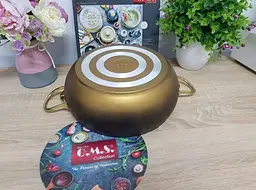 Каструля O.M.S. Collection 3141-IND-18 см 2 л Gold - мініатюра 8