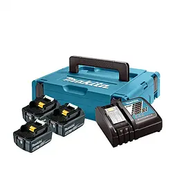 Набір акумуляторів BL1840B (3 шт) та зарядний пристрій для продукції Makita LXT (197495-7)