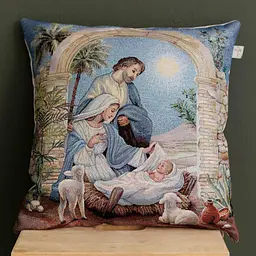 Наволочка гобеленова Прованс Свята родина 45×45 см (47211) - мініатюра 2