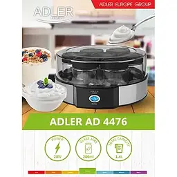 Йогуртниця Adler AD 4476 - мініатюра 7