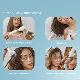 Стайлер CECOTEC Bamba CeramicCare 14in1 AirGlam Champagne - мініатюра 13