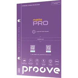 Гідрогелева захисна плівка Proove Hydrogel Screen Protective PRO Size S Matte + безкоштовна поклейка (GGPR21801150) [61882] - мініатюра 2