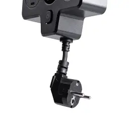 Мережевий фільтр-розгалужувач SNAILS 2 розетки LED 4 USB 8 см, чорний
- мініатюра 2