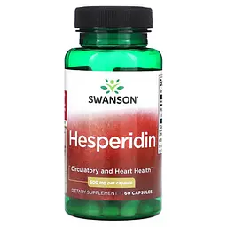 Інші екстракти Hesperidin 500 mg 60 капсул Swanson vit0005875