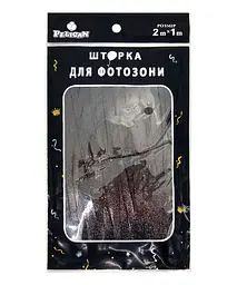 Шторка для фотозони PELICAN "Сатин" 1х2м чорний "Сатин" #178