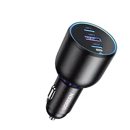 Автозарядний Ugreen CD293 130W 3 USB type-C адаптер швидкого заряджання (90413)