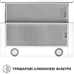 Витяжка телескопічна Perfelli TL 602 WH LED - мініатюра 6