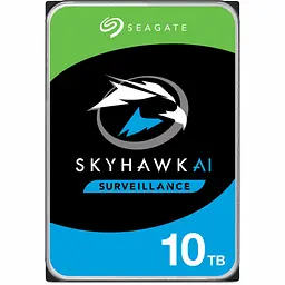 Накопичувач Seagate HDD SATA 10.0TB SkyHawk Al Surveillance 256MB (ST10000VE001)
