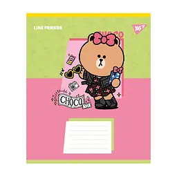 Зошит Yes Line Friends Funny А5 12 аркушів лінія (767639), в асортименті - мініатюра 5