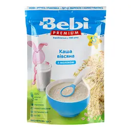 Молочна каша Bebi Premium Вівсяна 200 г (1105054) - мініатюра 2