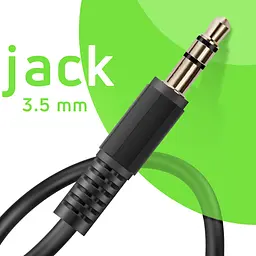 Аудіокабель AUX Mini-Jack 3,5 — Mini-Jack 3,5 Belkin MiniJack 1m Black - мініатюра 4