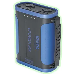 Power Bank Портативний Акумулятор Bix 30000 mAh 3x USB 22,5 Вт Чорний (PB302)