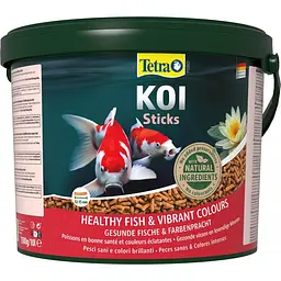Сухий корм для ставкових риб Tetra в паличках KOI Sticks 10 л для карпів кои