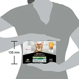 Набір: Вологий корм Purina Pro Plan для дорослих стерилізованих котів, мус з куркою 12х85 г - мініатюра 7