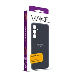 Чохол MAKE Samsung A17 Silicone Black - мініатюра 2