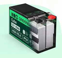 Акумулятор Green Cell AGM VRLA 12V 120Ah IP54 не потребує облуговування (термін служби - 5 років) - мініатюра 6