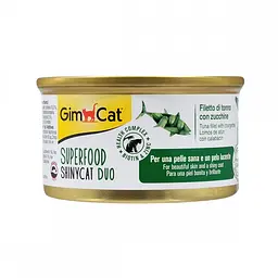Вологий корм для кішок GimCat Superfood 70 г (тунець та цукіні)
