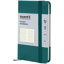 Книга записна Axent Partner A6- в клітинку 96 аркушів малахіт (8301-31-A) - мініатюра 2