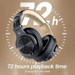 Навушники OneOdio Fusion A70 Black Gold (A70 Black Gold) - мініатюра 4
