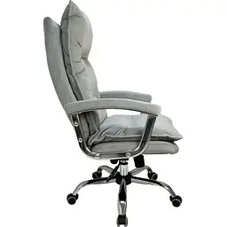 Офісне крісло Примтекс плюс Flex Chrome MF VL-85 PK, оксамит сірий (Flex Chrome MF VL-85 PK) - миниатюра 3