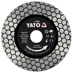 Диск відрізний алмазний по фарфору і граніту Yato Ø=125/22.2x1.8мм (YT-59980)