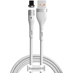 Кабель Baseus USB Lightning Magnetic 2.4 A Zinc color 1 m
