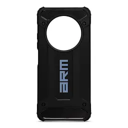 Чехол для Xiaomi Redmi 14C 4G/A4 5G Poco C75 4G/M7 5G, Panzer, черный, противоударный, бронированный, милитари, панель-накладка, защита всего корпуса, защита дисплея и камеры, термополиуретан (TPU) + поликарбонат (PC), ArmorStandart (ARM79373)