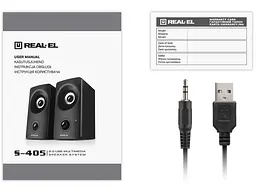 Колонки для комп'ютера REAL-EL S-405 Black (EL121100016) - мініатюра 7