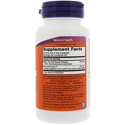 Бета-глюкани Now Foods Beta-Glucans 250 мг 60 вегетаріанських капсул - мініатюра 2