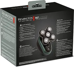 Роторна бритва для голови Remington Ultimate Series RX7 XR1600 чорно-зелений - мініатюра 12