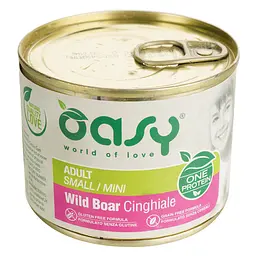 Вологий корм для дорослих собак малих порід Oasy One Protein Adult Small Mini дикий кабан 200 г - мініатюра 2