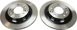 Диск гальмівний невентильований Mazda 6, Premacy, Mx-5 III, 626 V, 323 VI 97-14р TRW (DF4442) - мініатюра 4