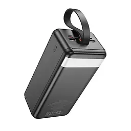 Портативна батарея Powerbank Hoco J123C Element 22.5W+PD20W with digital display 60000mAh Black - мініатюра 6