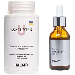 Убтан ASAI UBTAN Hillary 100 мл + Гиалуроновая сыворотка Smart Hyaluronic Hillary 30 мл