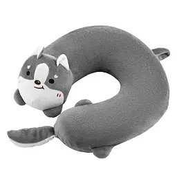 Подушка для шиї ARDESTO Travel Grey Cat, 28х28см, сірий (ART3034NEP) - мініатюра 2