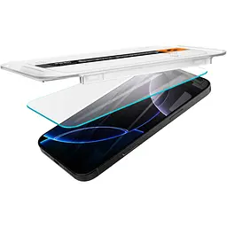 Захисне скло Spigen EZ Fit Glas.tR для Apple iPhone 16 Pro Crystal Clear [AGL07928] 2-Pack [117849] - мініатюра 5