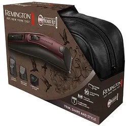 Тример Beard Kit, для бороди, вусів і голови, акум., титан.напил., бордовий Remington teh0017711 - мініатюра 9