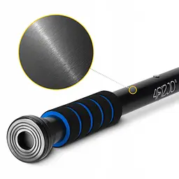 Турнік розсувний 4FIZJO Basic 61.5-100 см Black/Blue (P-5905973402705) - мініатюра 7