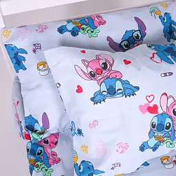 Підковдра MirSon Ranforce Elite Cute Stitch Blue 110х140 см (2200012552629) - мініатюра 4