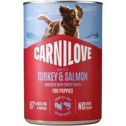 Вологий корм для цуценят Carnilove Salmon & Turkey паштет лосось та індичка 400 г