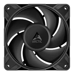 Вентилятор 120 мм, Arctic P12 Pro, чорний, 120х120х25 мм, 600-3000 об/хв, 4-pin (PWM, 40 см), гідравлічний підшипник