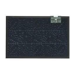 Килимок придверний Eco Fabric Листя з кромкою синій 40 х 60 см (4060-109)