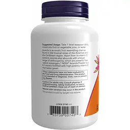 Ацерола Now Foods Powder 170 г - мініатюра 3