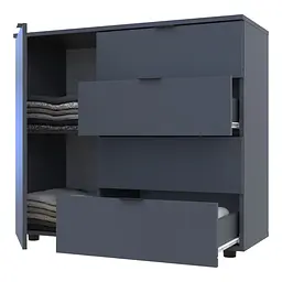 Комод Doros GС1 Графіт 100х40х81.2 (41510069) - мініатюра 8