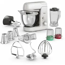 Кухонна машина Tefal Bake Partner 1100Вт білий - мініатюра 2